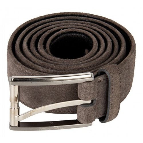 Pre-owned Zegna Leather Belt In Brown