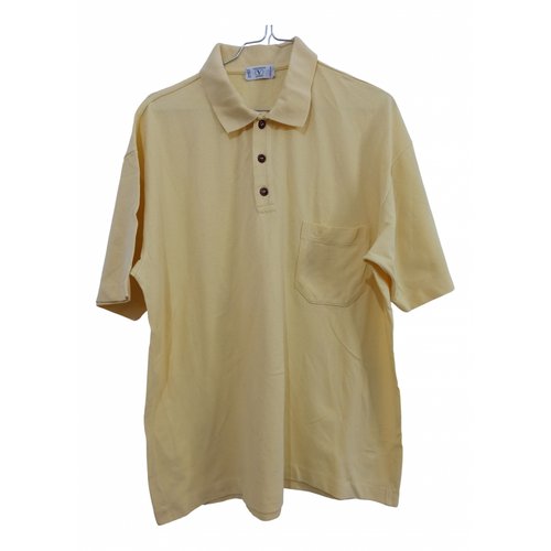 Pre-owned Valentino Polo Shirt In Yellow