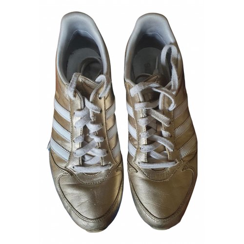 Pre-owned Adidas Originals Trainers In Gold