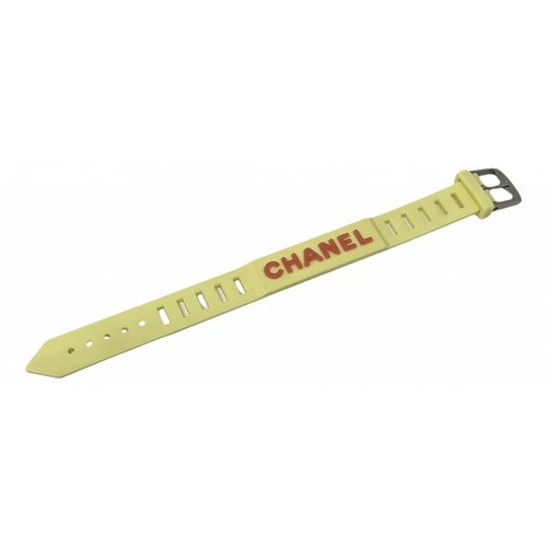 Pre-owned Chanel Bracelet In Yellow