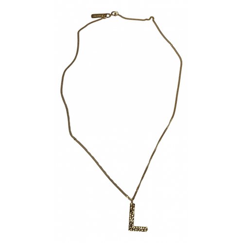 Pre-owned Burberry Necklace In Gold