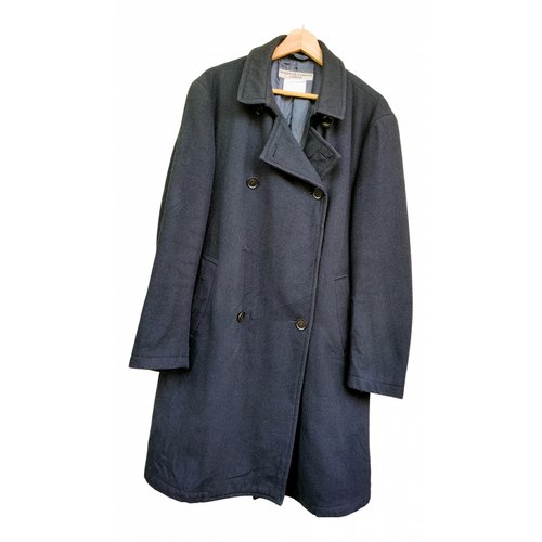 Pre-owned Katharine Hamnett Wool Coat In Black