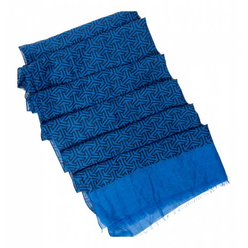 Pre-owned Z Zegna Scarf In Blue