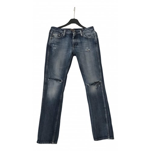 Pre-owned Acquaverde Straight Jeans In Blue