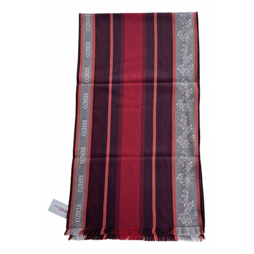 Pre-owned Kenzo Wool Scarf In Multicolour
