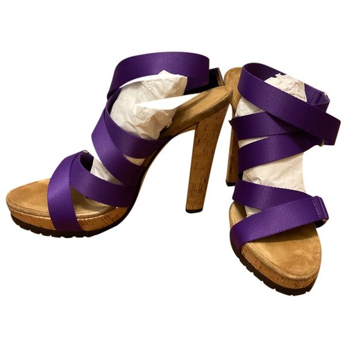 Pre-owned Dsquared2 Sandal In Purple