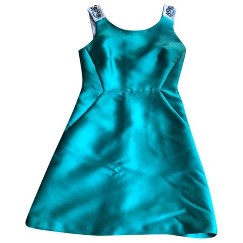 Pre-owned Tara Jarmon Mid-length Dress In Green