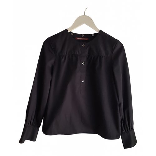 Pre-owned Comptoir Des Cotonniers Blouse In Navy