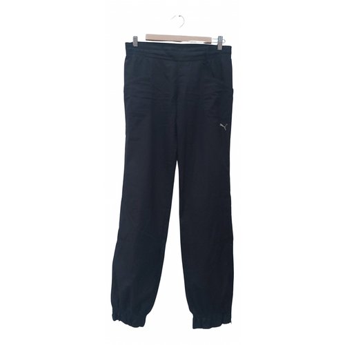 Pre-owned Puma Trousers In Black
