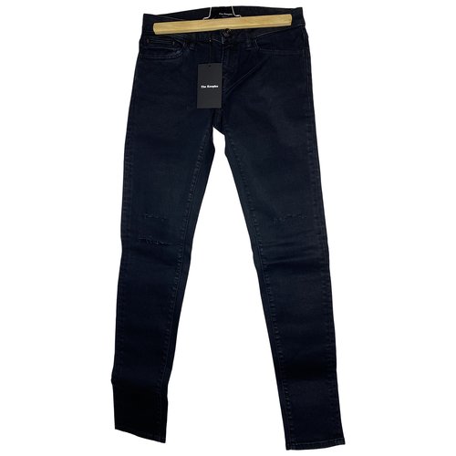 Pre-owned The Kooples Trousers In Navy