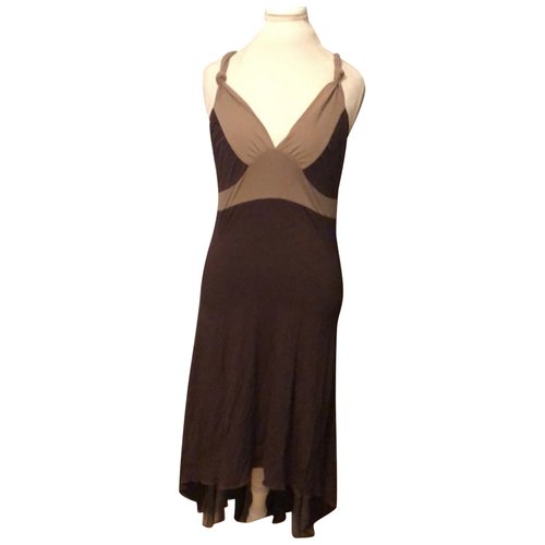 Pre-owned Guess Mid-length Dress In Brown