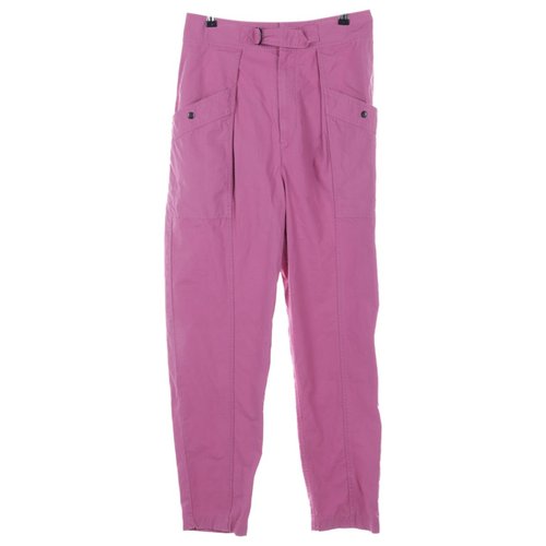 Pre-owned Isabel Marant Étoile Trousers In Pink