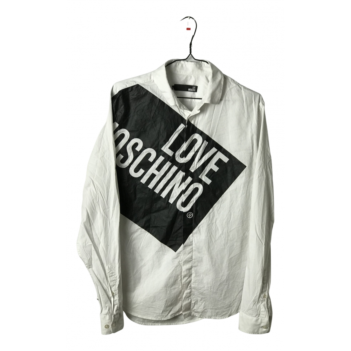 Pre-owned Moschino Love Shirt In White 