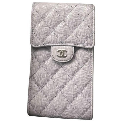 Pre-owned Chanel Wallet On Chain Timeless/classique Leather Crossbody Bag In Pink