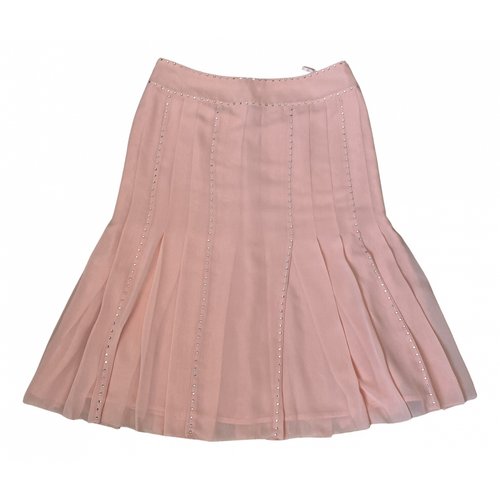 Pre-owned Amanda Wakeley Mid-length Skirt In Pink