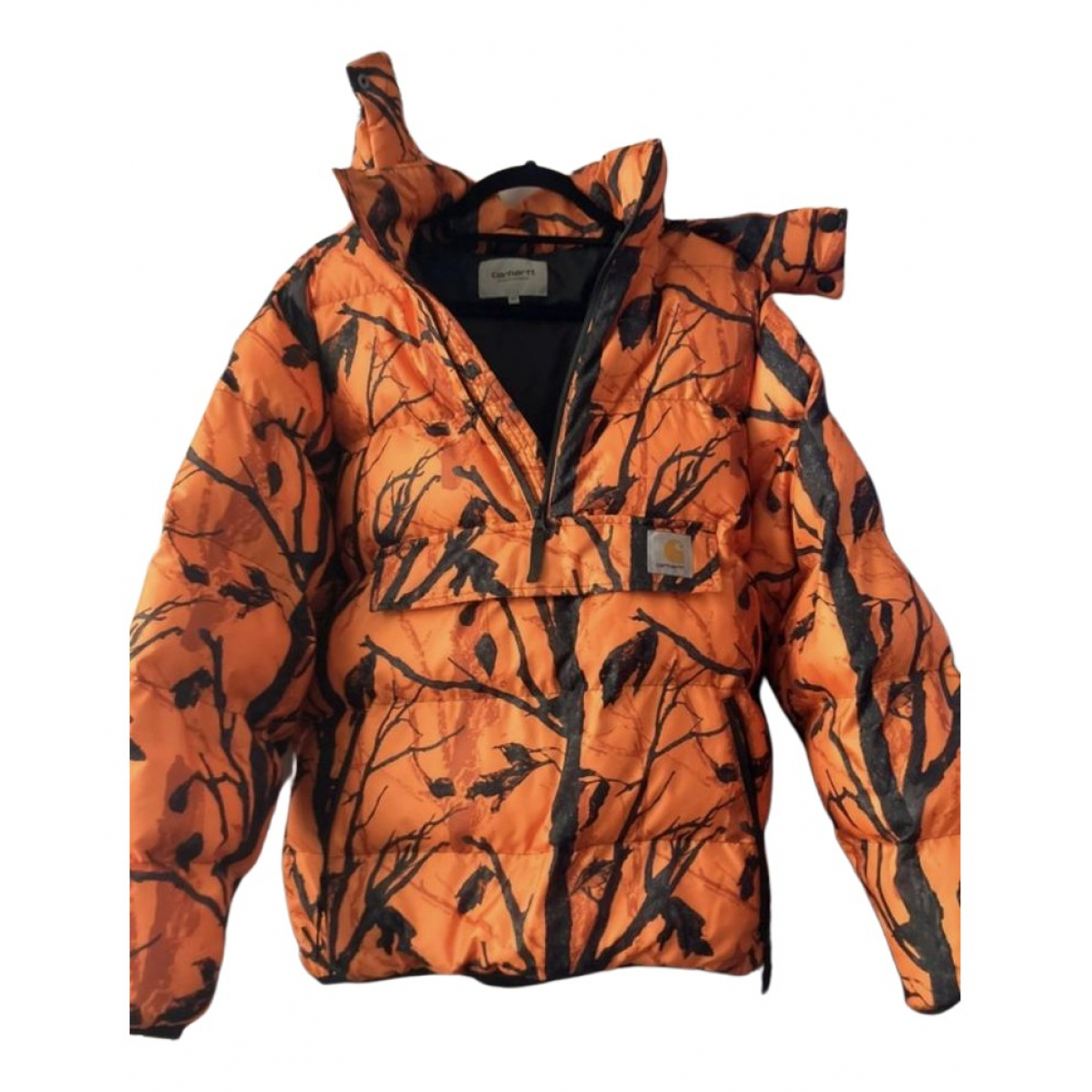Pre-owned Carhartt Puffer In Orange 