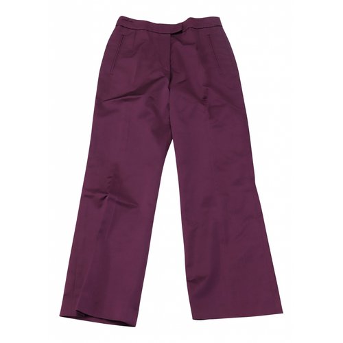 Pre-owned Dries Van Noten Trousers In Purple