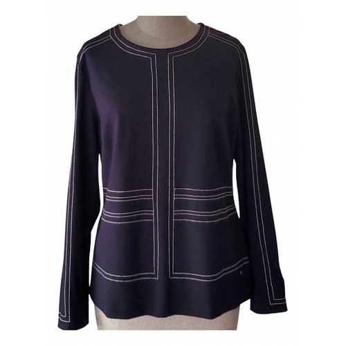 Pre-owned Escada Blouse In Navy