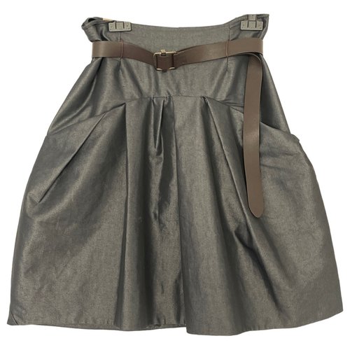 Pre-owned Marni Mini Skirt In Anthracite