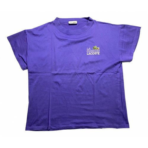 Pre-owned Lacoste T-shirt In Purple