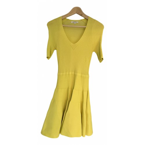 Pre-owned Carven Mini Dress In Yellow