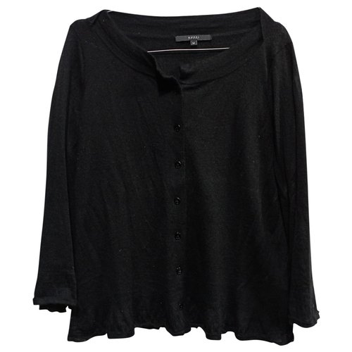 Pre-owned Gucci Cashmere Cardigan In Black