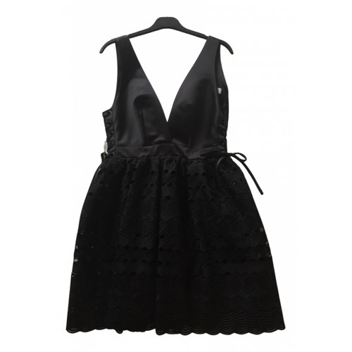 Pre-owned Sandro Mid-length Dress In Black