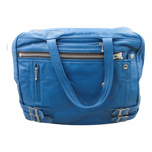 Pre-owned Undercover Leather Bag In Blue