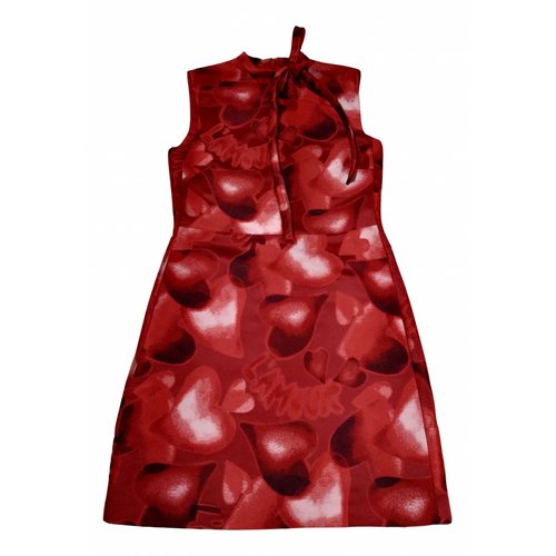 Pre-owned Valentino Mini Dress In Red