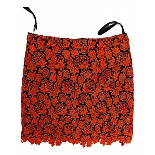 Pre-owned Christopher Kane Mini Skirt In Orange