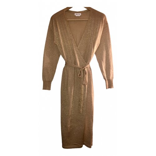 Pre-owned Lovers & Friends Mid-length Dress In Gold
