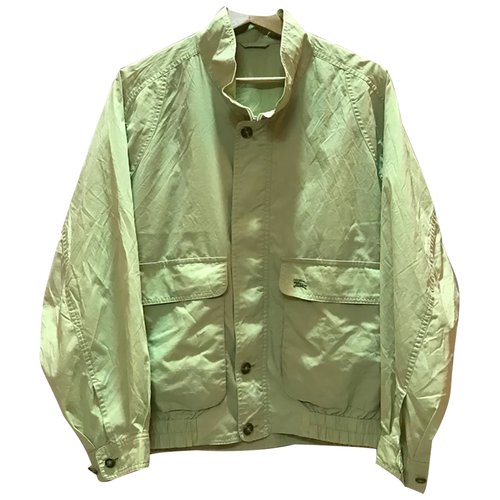 Pre-owned Burberry Jacket In Green