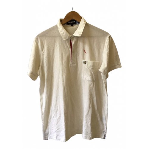 Pre-owned Lyle & Scott Polo Shirt In White