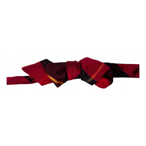Pre-owned Polo Ralph Lauren Silk Tie In Red
