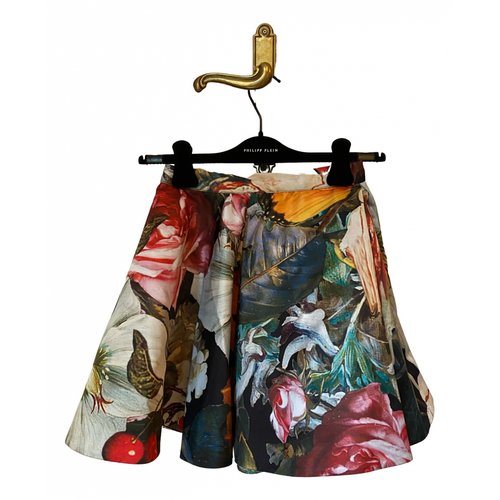 Pre-owned Philipp Plein Mini Skirt In Multicolour