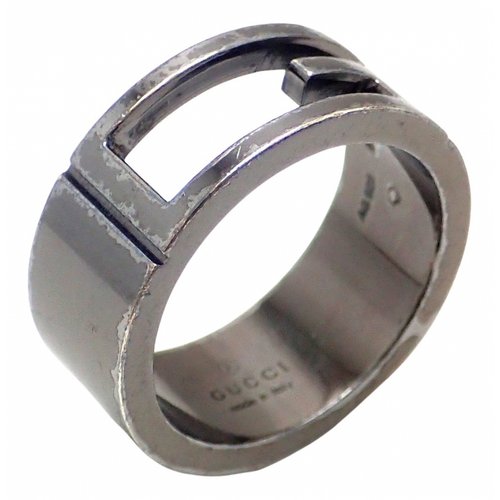Pre-owned Gucci Silver Ring
