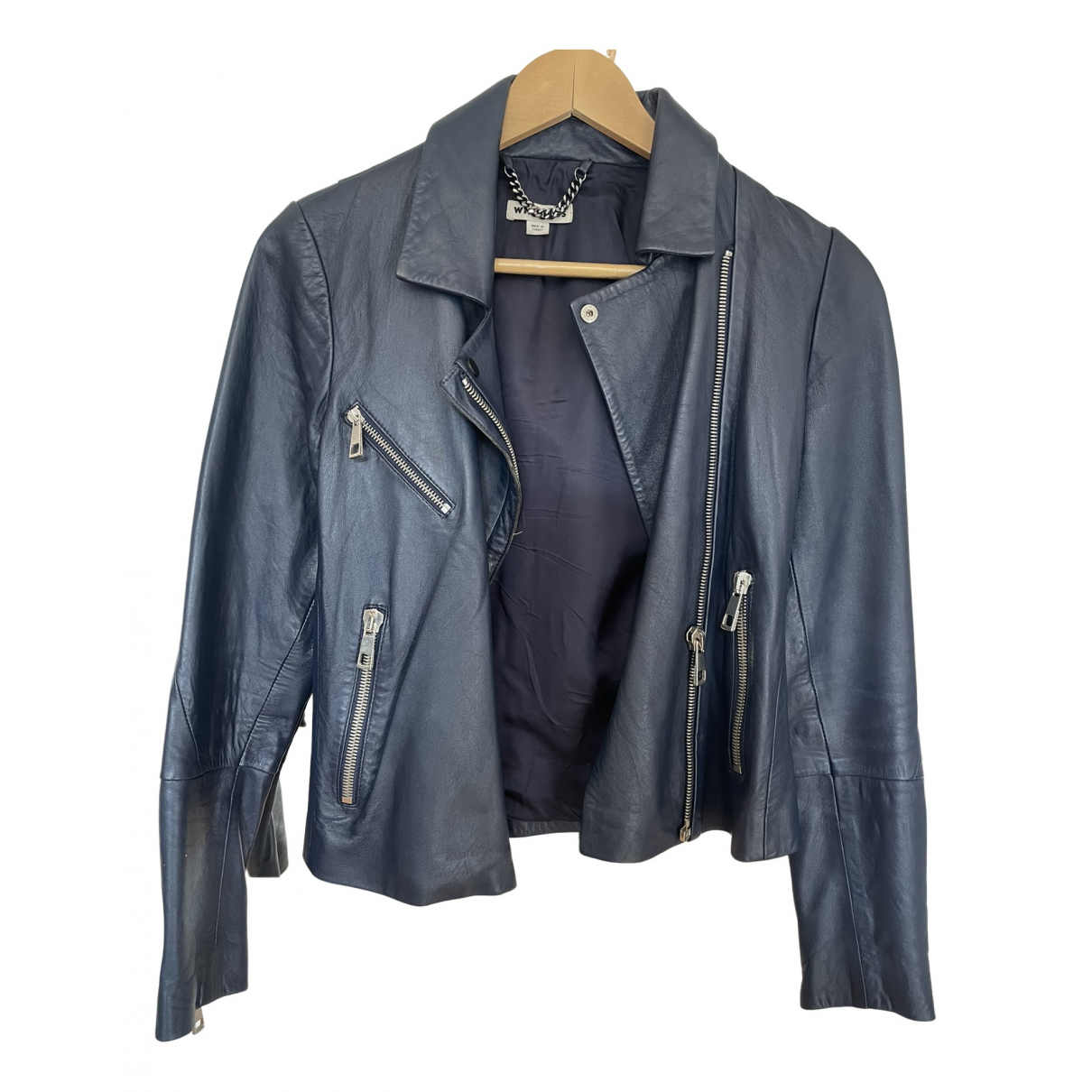 Pre-owned Whistles Leather Jacket In 