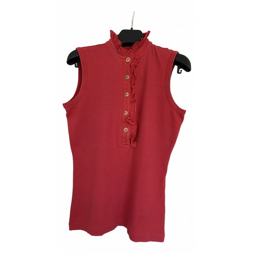 Pre-owned Tory Burch Vest In Red