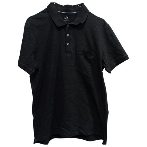 Pre-owned Emporio Armani Polo Shirt In Black