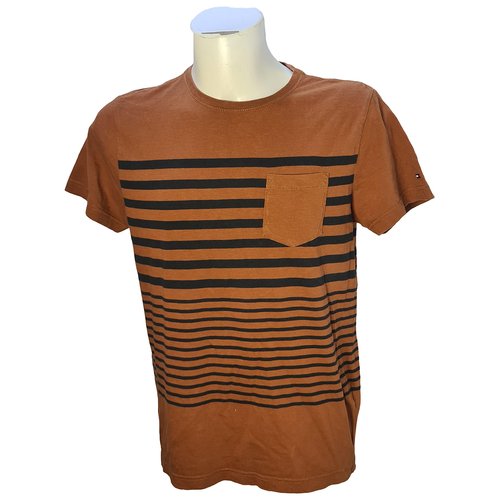 Pre-owned Tommy Hilfiger T-shirt In Brown
