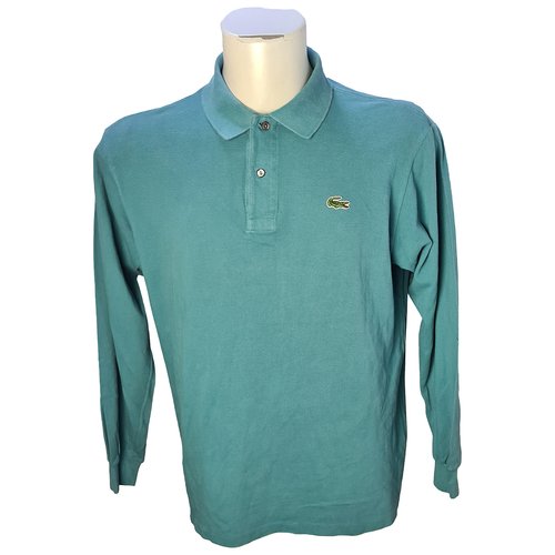 Pre-owned Lacoste Polo Shirt In Turquoise