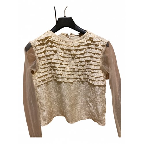 Pre-owned Marc Jacobs Silk Blouse In Gold