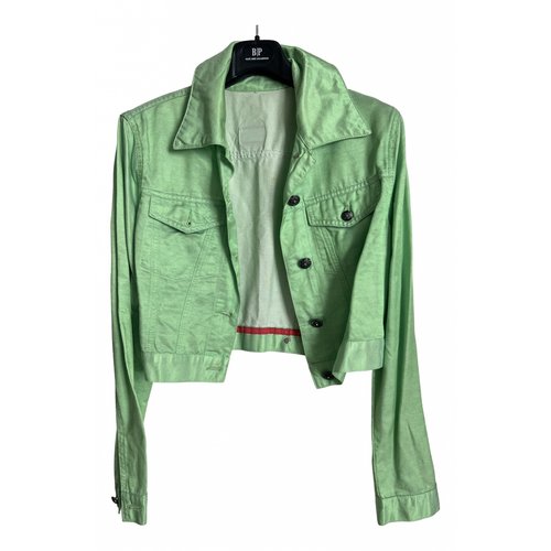Pre-owned Versace Jacket In Green