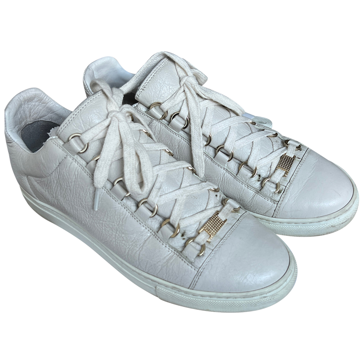 Balenciaga Arena Leather Trainers In 