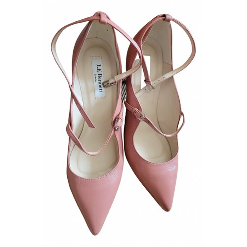Pre-owned Lk Bennett Leather Heels In Pink