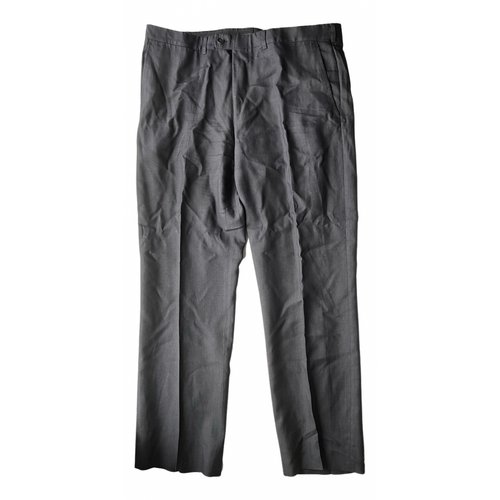Pre-owned Gucci Trousers In Anthracite