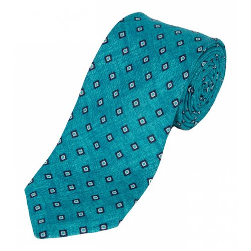 Pre-owned Altea Tie In Turquoise