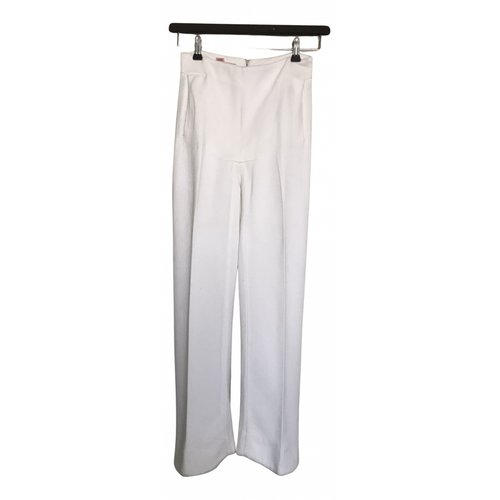 Pre-owned And Re Walker Slim Pants In White