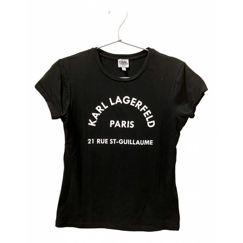 Pre-owned Karl Lagerfeld T-shirt In Black