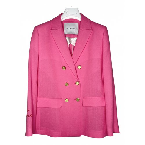 Pre-owned Giada Benincasa Wool Blazer In Pink
